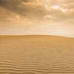 En kompakt boullionterning fra ørkenens sand