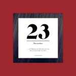 23. DECEMBER